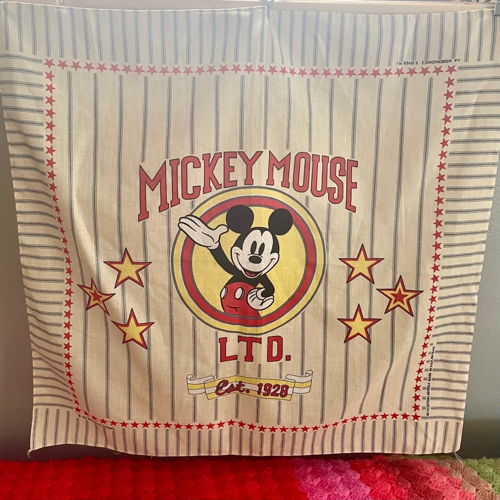 Vintage Mickey Mouse Bandana